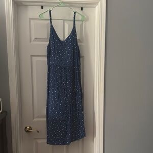 Blue Polka Dot Dress